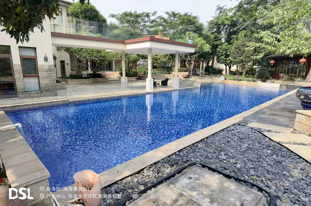 別墅泳池，室外泳池